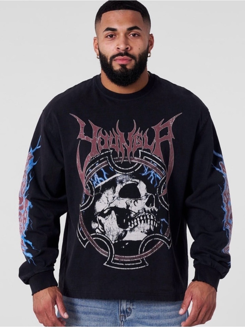 YOUNGLA 8012 Outcast Long-sleeve Shirt